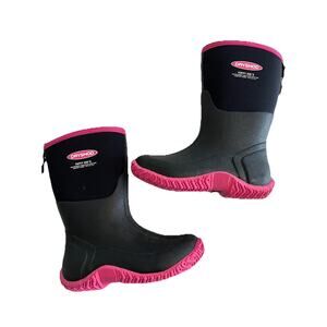 Dryshod Tuffy Kids Waterproof Insulated Boots Sz 1 Muck Style Hydrokote Girls